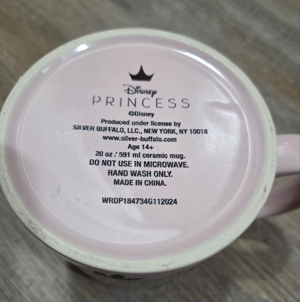 Disney Princess Floral Pink Mug - Picture 2 of 3